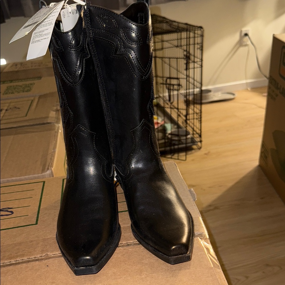 Zara Kids Black Boots